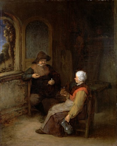 Interior de una cabaña de Adriaen Jansz. van Ostade